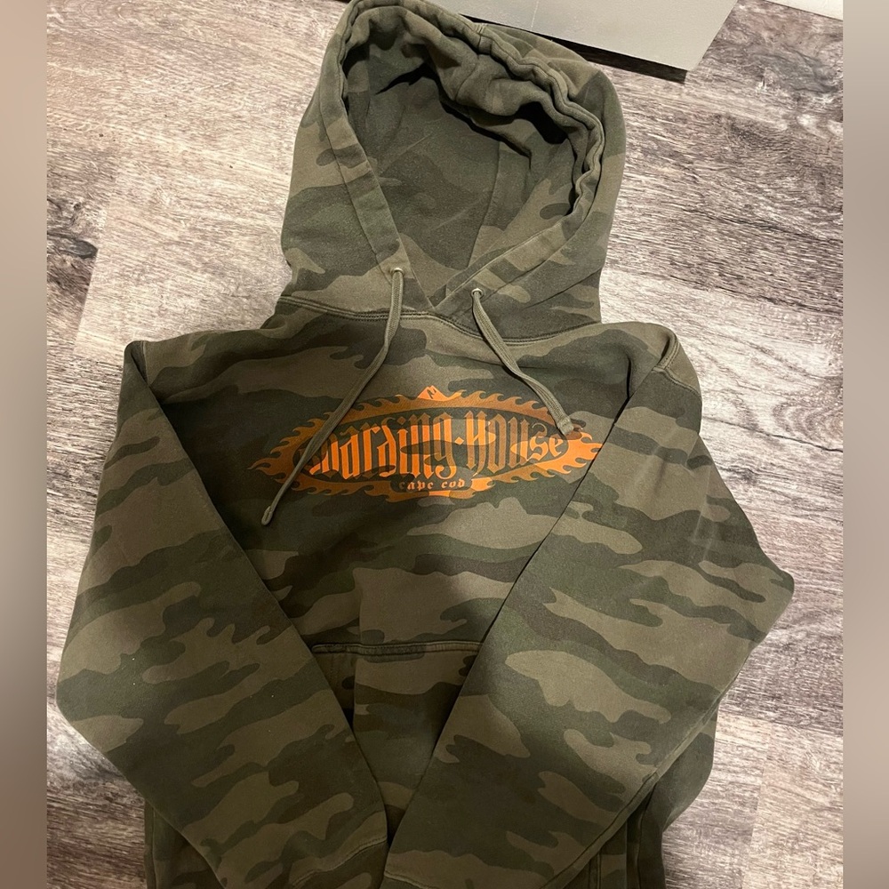 Camo Boarding House hoodie